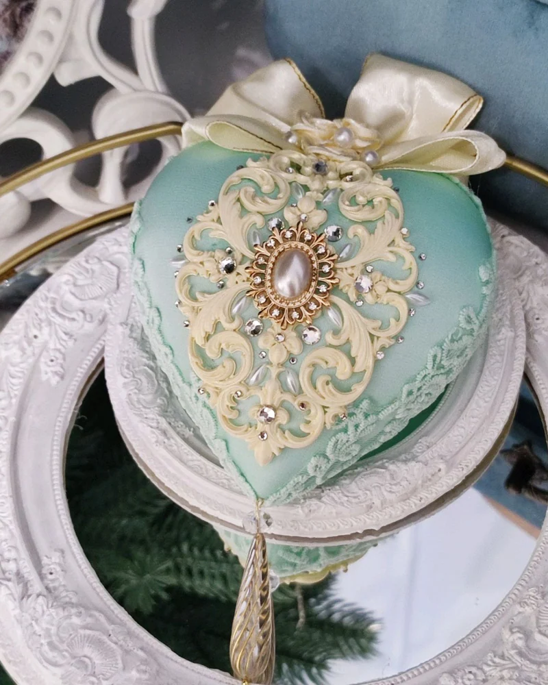 Ёлочная игрушка "Сердце"