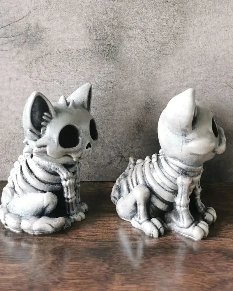 Котик и собачка, фигурки к Хэллоуину