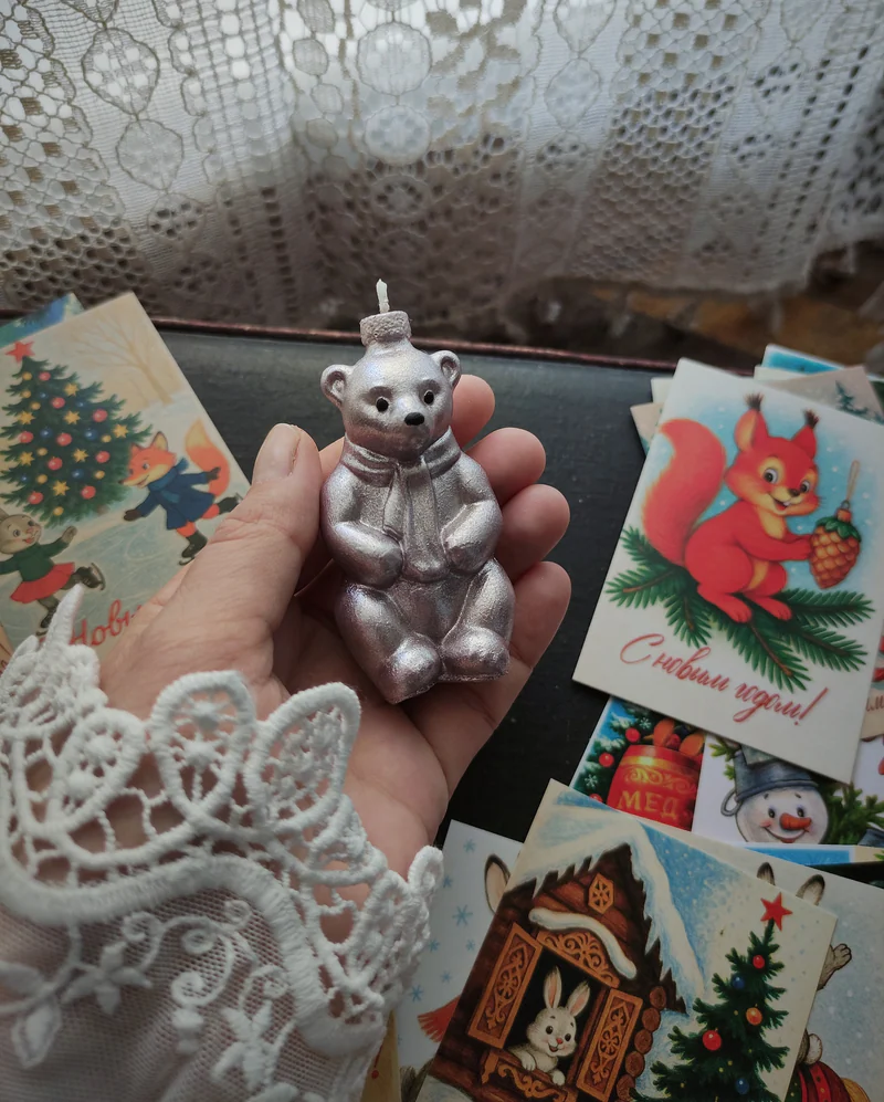 Свеча Мишка