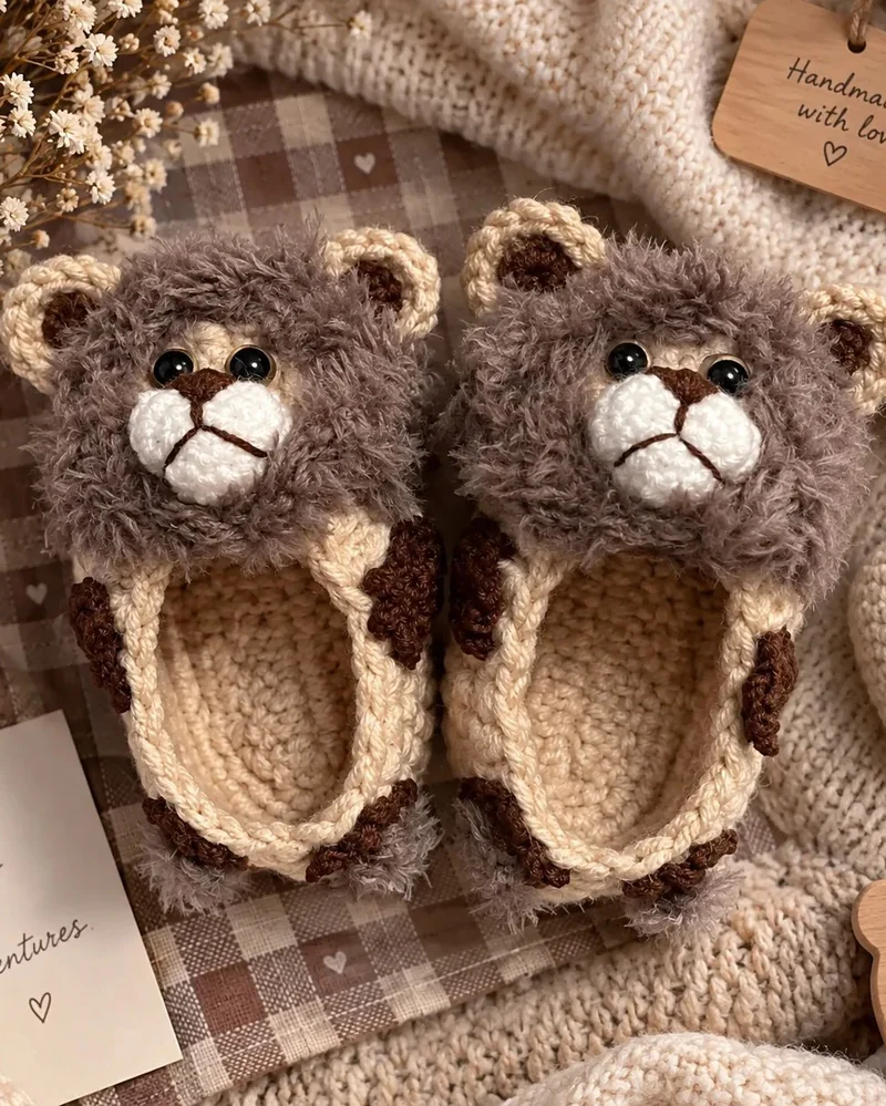 Тапочки ёжики, барашки, Лёвушки — Тапочки ёжики, бараш