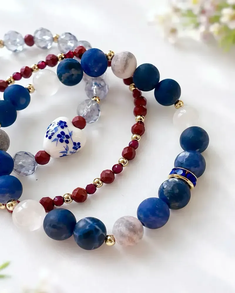Комплект браслетов Terra blue