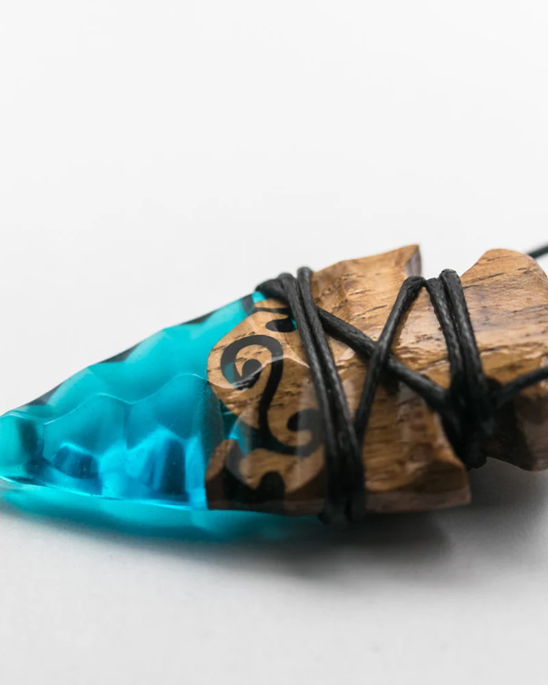 Кулон из дерева Наконечник стрелы Pattern Arrowhead — Основной вариант