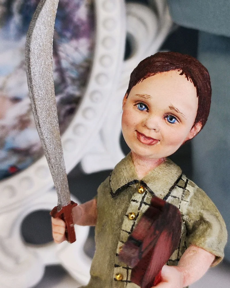 Ёлочная игрушка из ваты