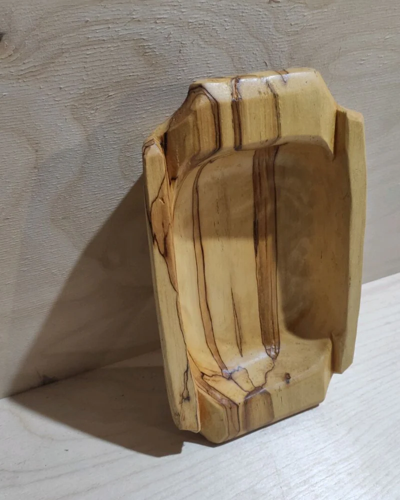 Миска из берёзы, грубая резьба — Миска из берёзы, грубая резьба