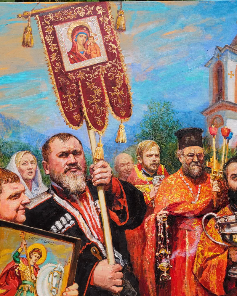 Крестный ход в церкви Георгия Победоносца — Крестный ход в церкви Георгия Победоносц