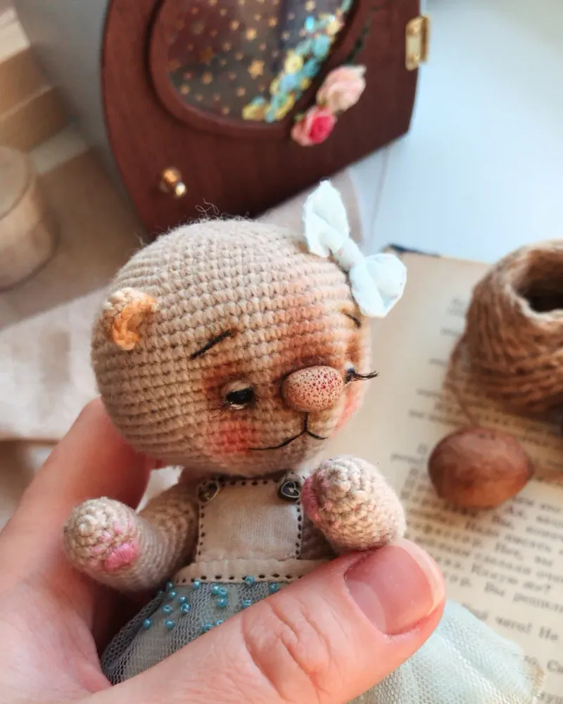 Мишка тедди, 15 см — 15 см