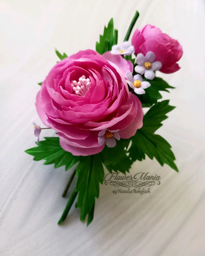 РОЗОВЫЙ РАНУНКУЛЮС