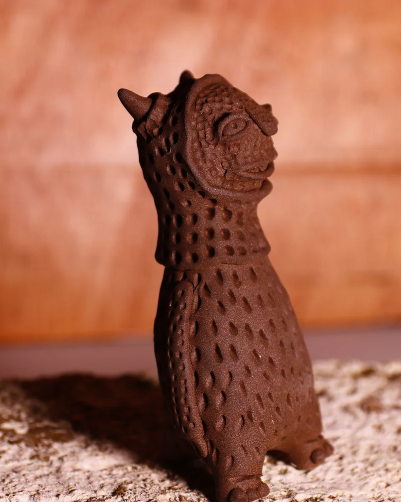Человек с рожками