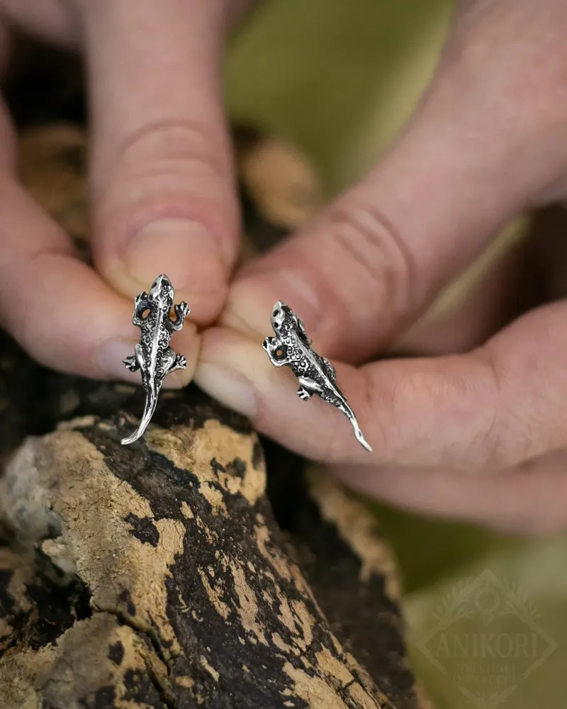 Серьги «Ящерки»
