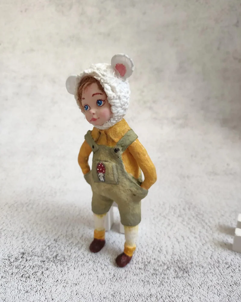 Ватные игрушки Мышка и Овечка, цена за 1 — ВИ22