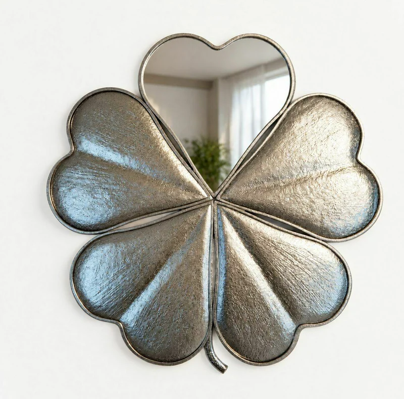 Зеркало-панно Clover Art D 80 см, шампань