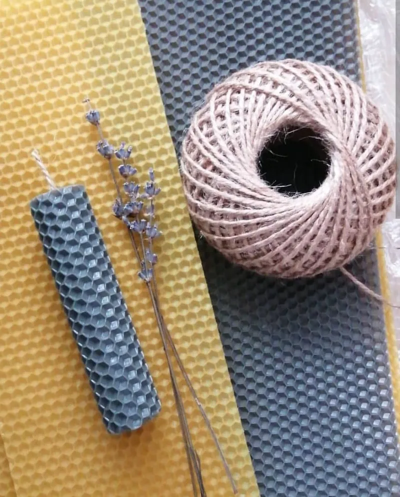 Натуральные свечи из вощины, набор — Основной