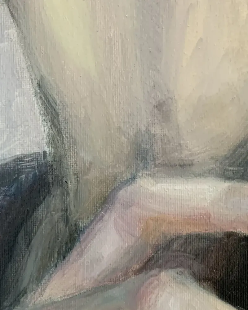 Портрет рук. Картина маслом 30×30 см — 30×30 см