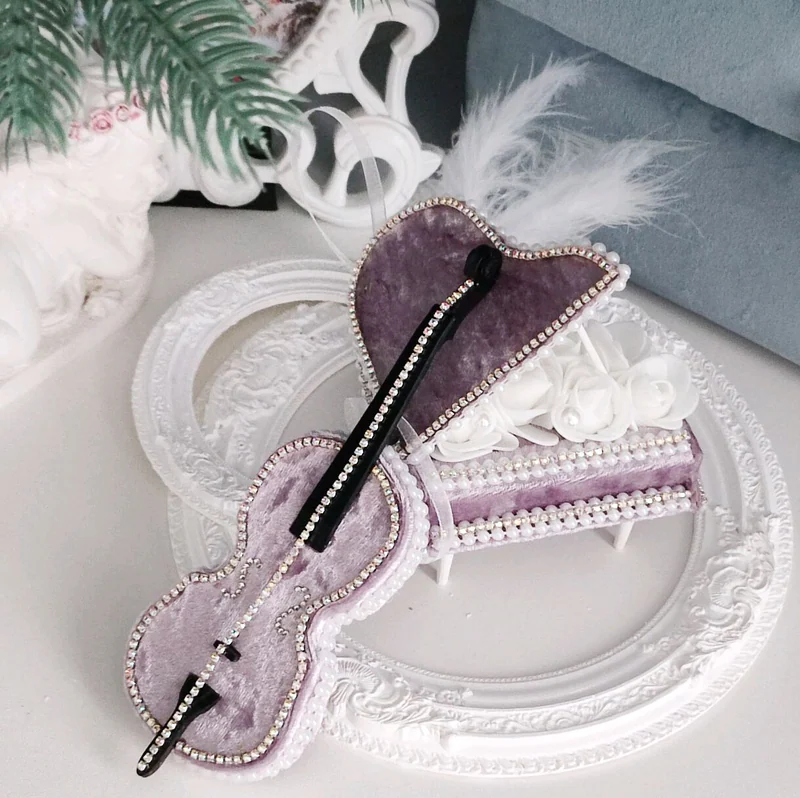 Ёлочная игрушка "Рояль и скрипка"