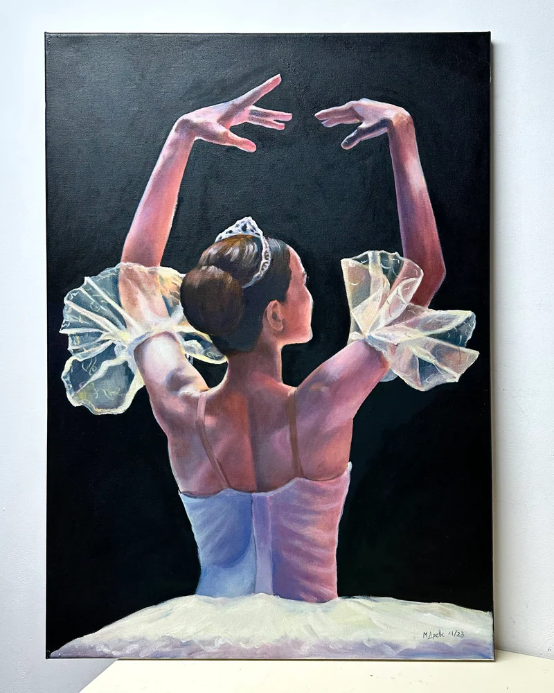 Картина маслом «Балерина»