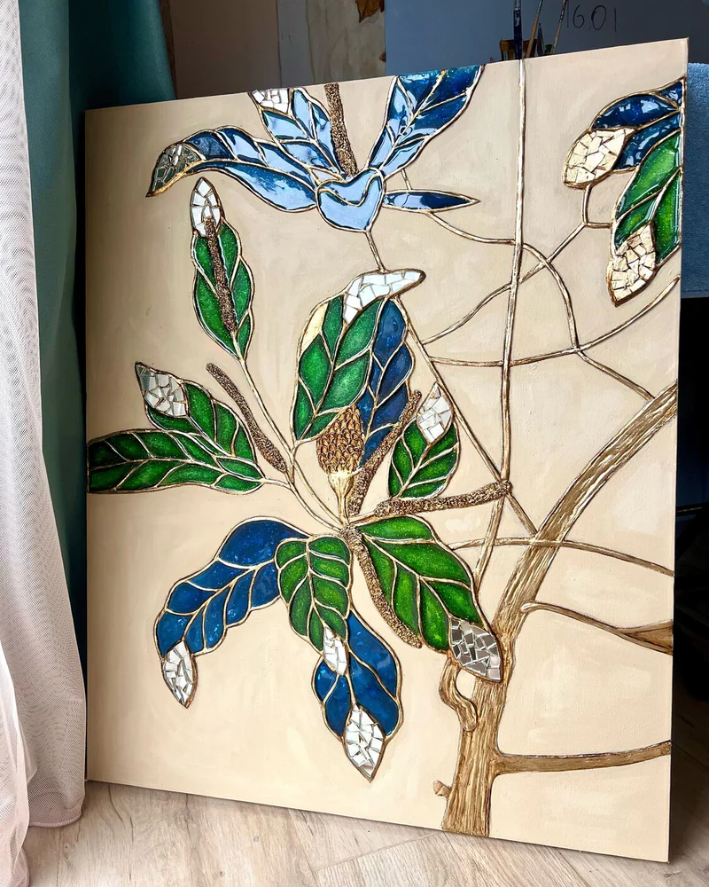 Картина «Магнолия», 73×60 см