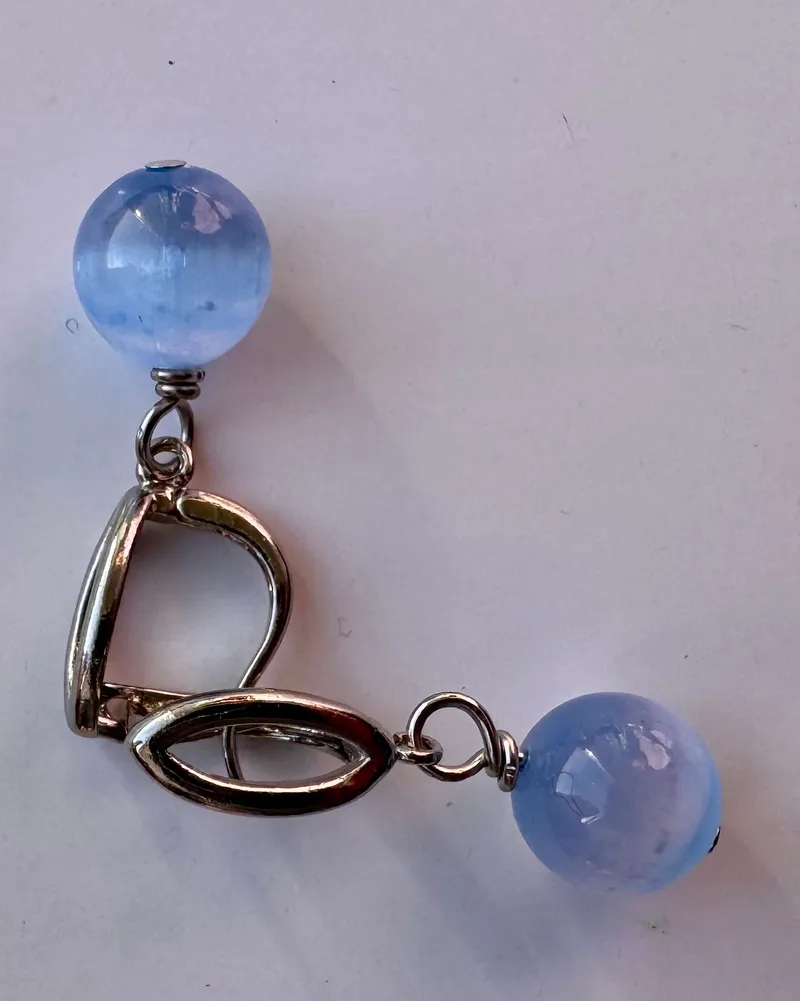 Серьги из селенита