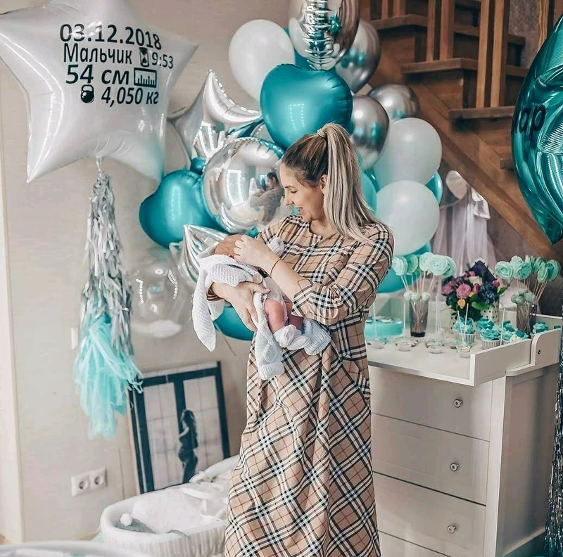 Платье для выписки из роддома — бежевый цвет