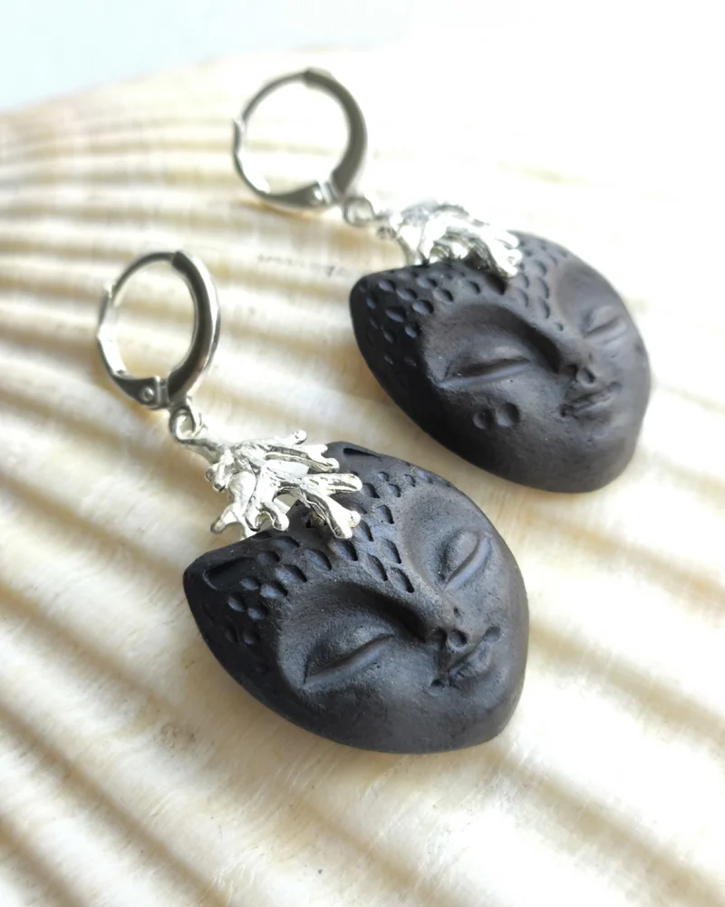 Серьги кошки