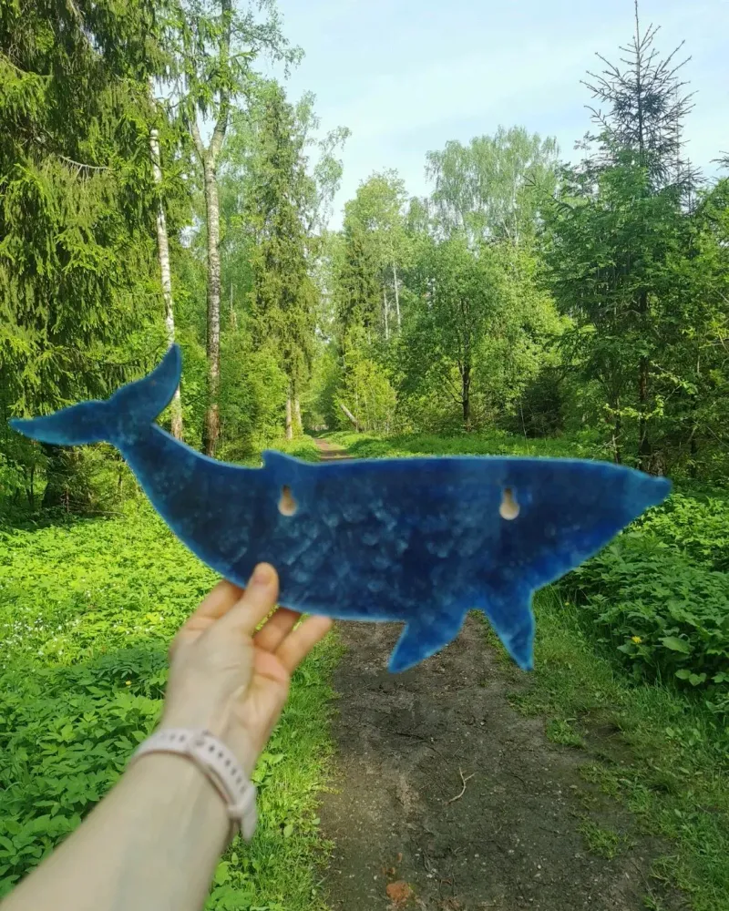 Панно «Голубой кит»