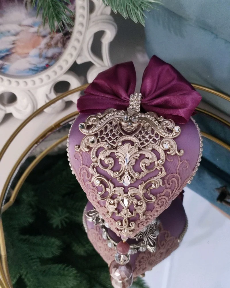 Ёлочная игрушка "Сердце"