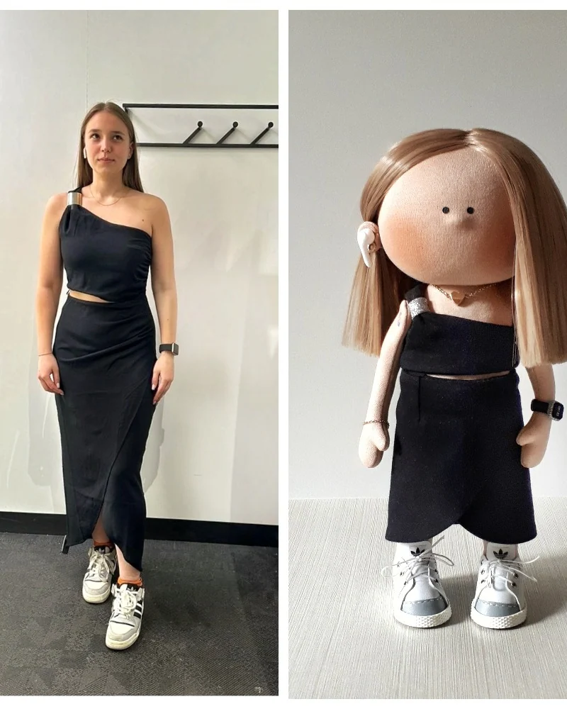 кукла по фотографии — кукла текстильная