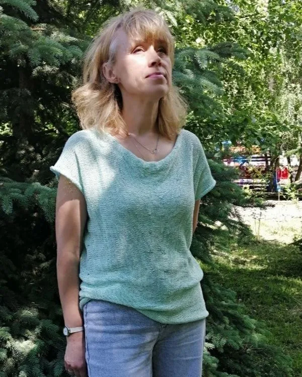Футболка "Мята" — Мятный, размер М