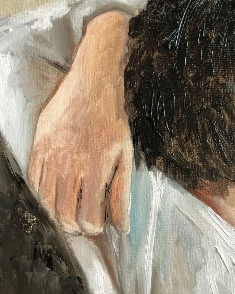 Нежность. Картина маслом 30×50 см — 30×50 см
