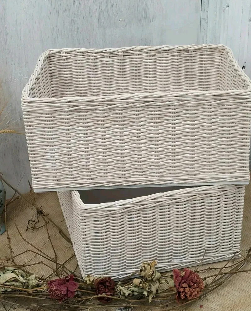 Плетеный короб для хранения