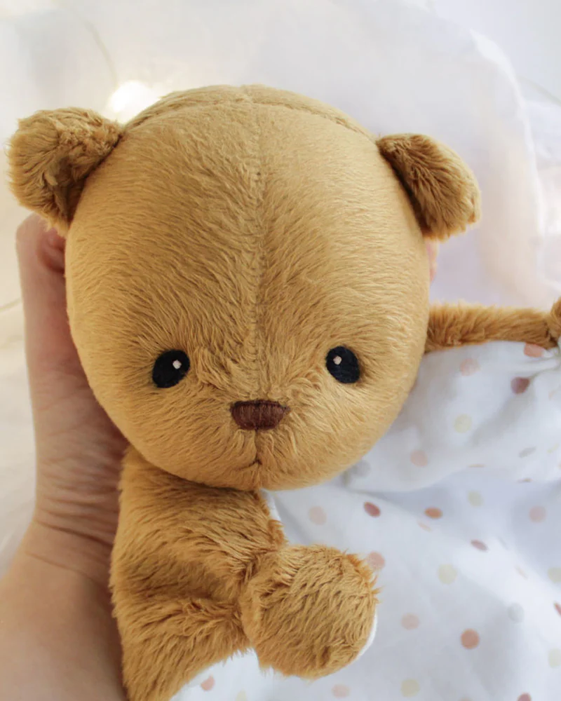 Игрушка для сна ребенку. Комфортер для сна. Подарок новорождненным — коричневый