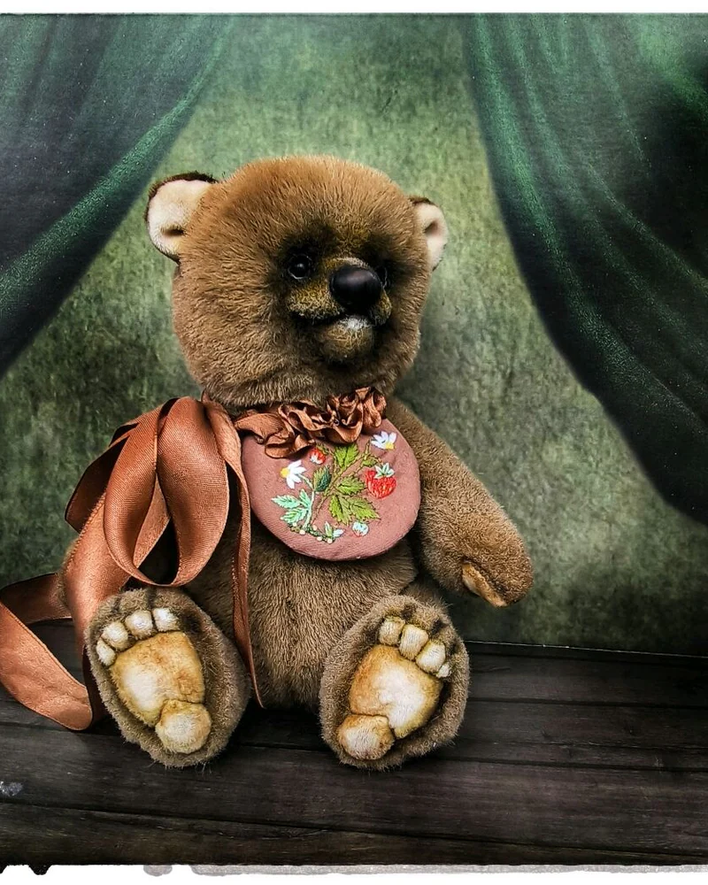 Мишка тедди коричневый