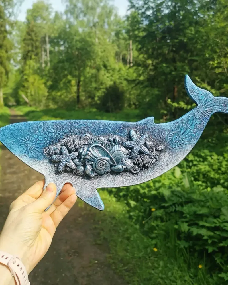 Панно «Голубой кит»