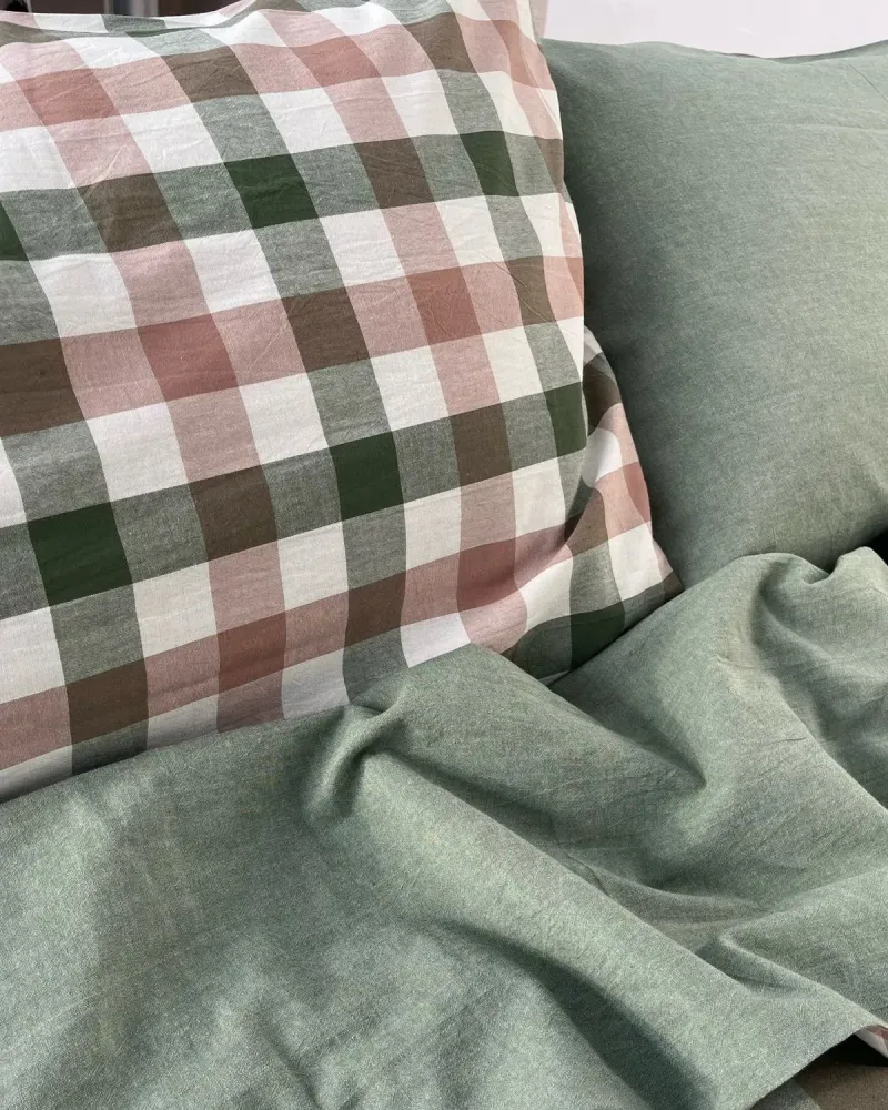 Постельное бельё из варёного хлопка со стёганым одеялом, 100% хлопок
