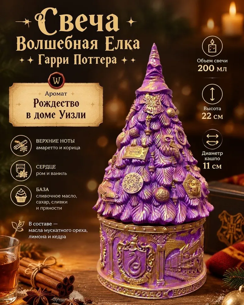 Свеча-ель по вселенной Гарри Поттера — Свеча-ель по вселенной Гарри Поттера