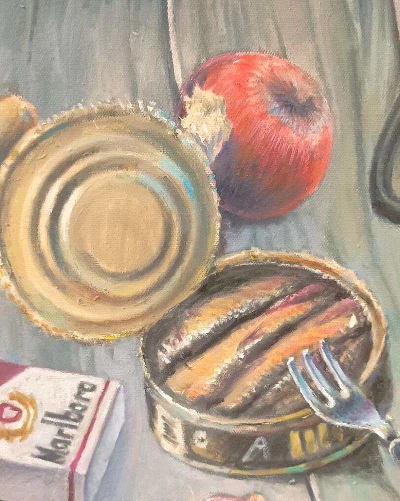 Картины диптих маслом Мужской и женский кофе