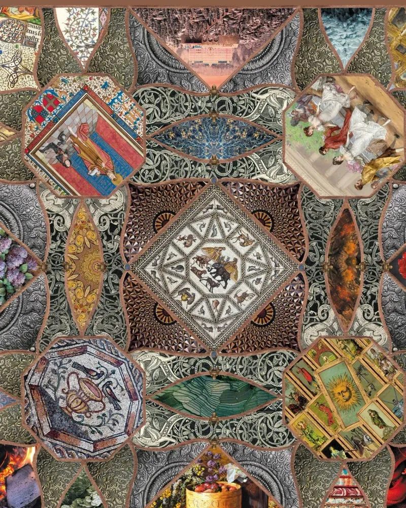 Скатерть «Ожившие книги» — 145 × 145 см