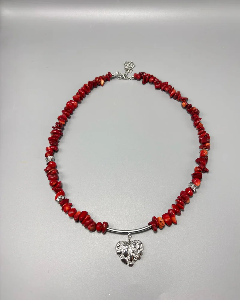 Колье из коралла. Сердце океана — красное