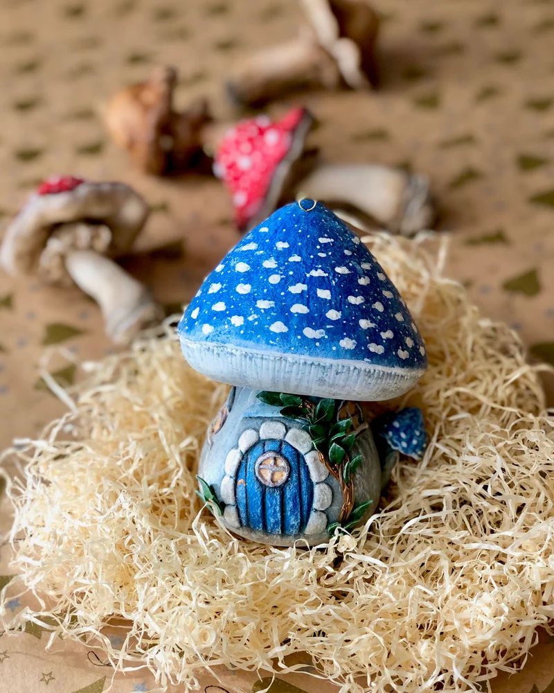 Елочная игрушка «Домик»