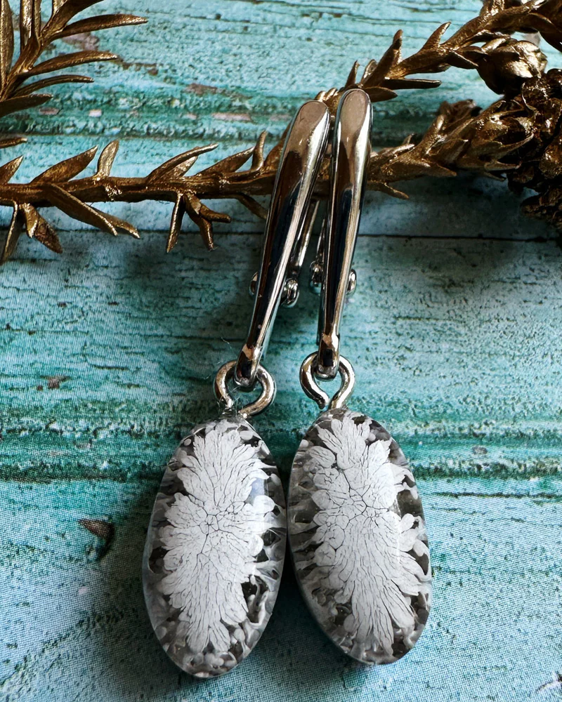 Серьги Осенний туман