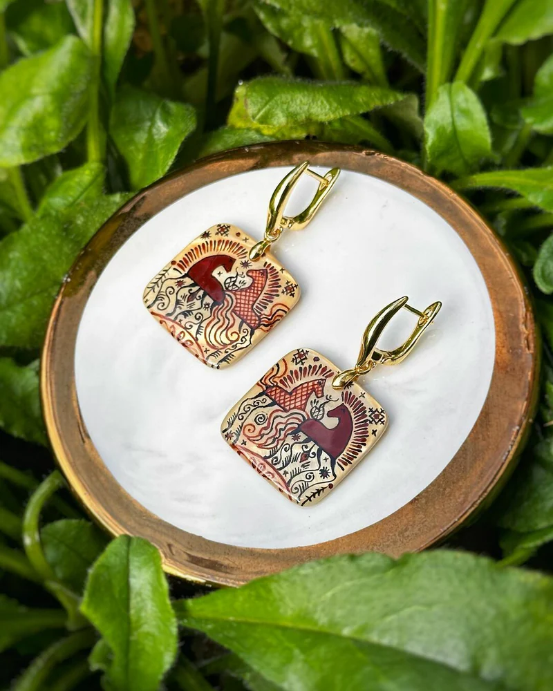 Серьги «Вселенная»