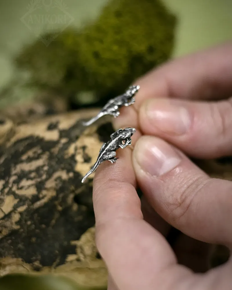 Серьги «Ящерки»