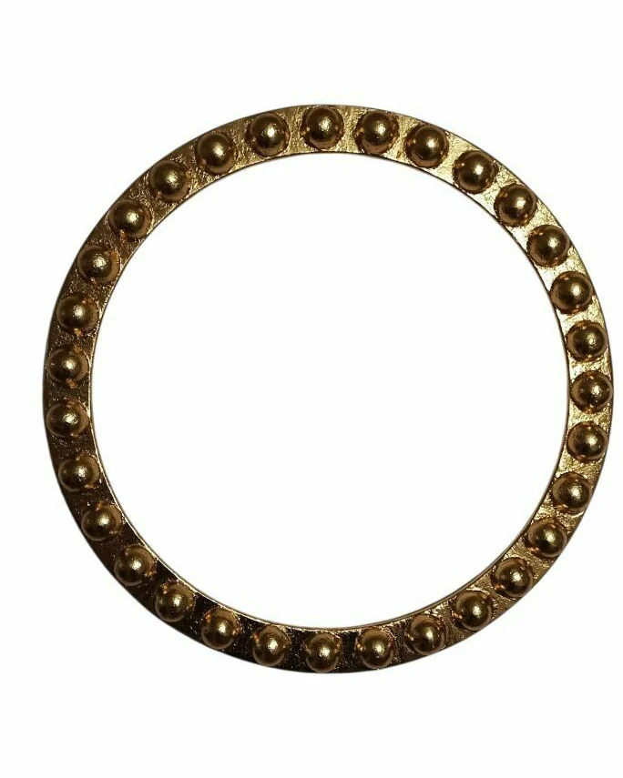 Круглое зеркало Aztec gold D 73 см, золотой — Золотой