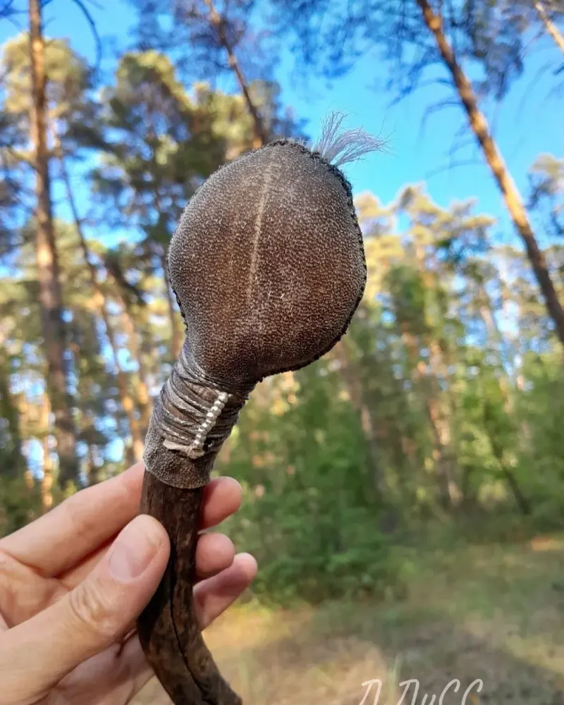 Шаманская обережная погремушка Духа Древесной Змеи — Основной
