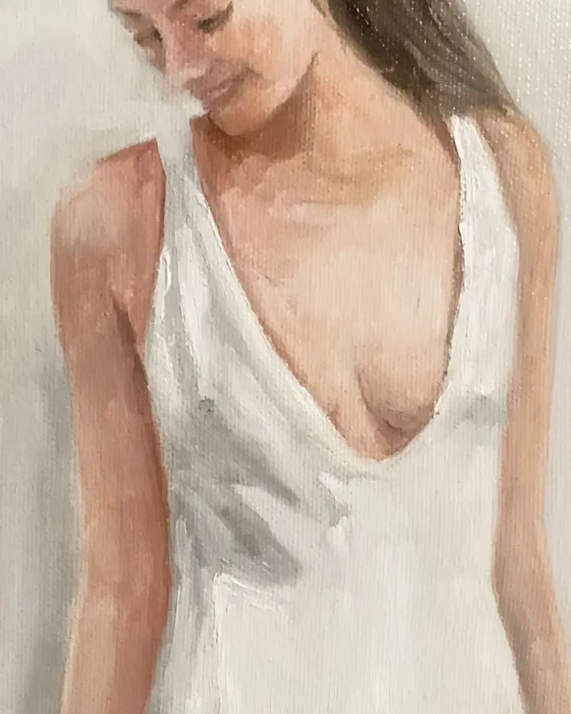 Мама. Картина маслом 20×60 см — 20×60 см