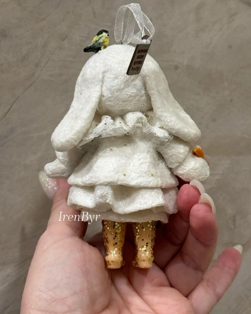 Ватная игрушка Зайка