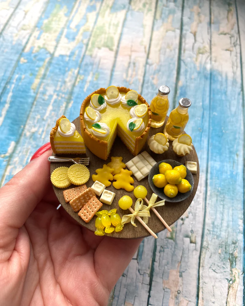 Кукольная Миниатюра «Лимонный пир» 🍋💛