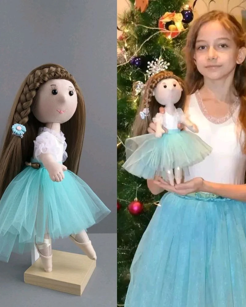 Кукла по фото Кукла Балерина Подарок для девочки, Кукла ручной работы — Основной