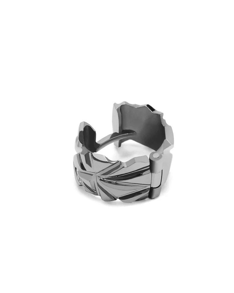 Серёжка в ухо "Ultra. Titanium" — цвет: серый
