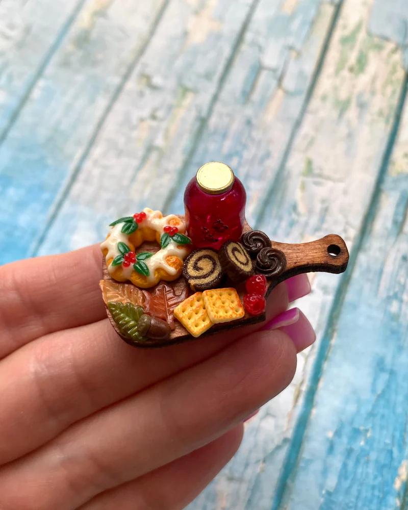 Кукольная Миниатюра «Осенний вечер 🍁»