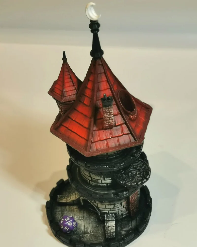 Дайстауэр "Башня волшебника" в цвете, Dice Tower